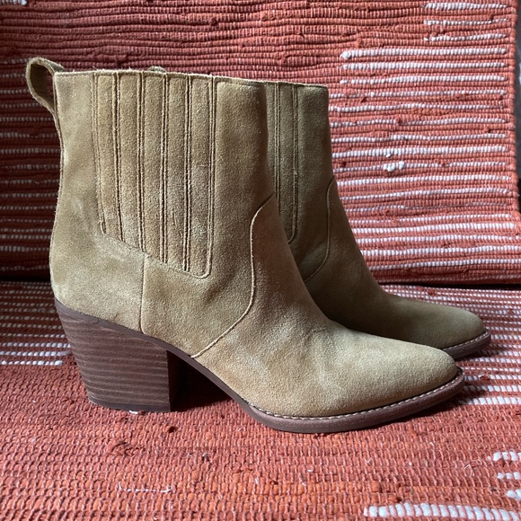 J Crew Tan Western Boots - Size 7 - Picture 4 of 12